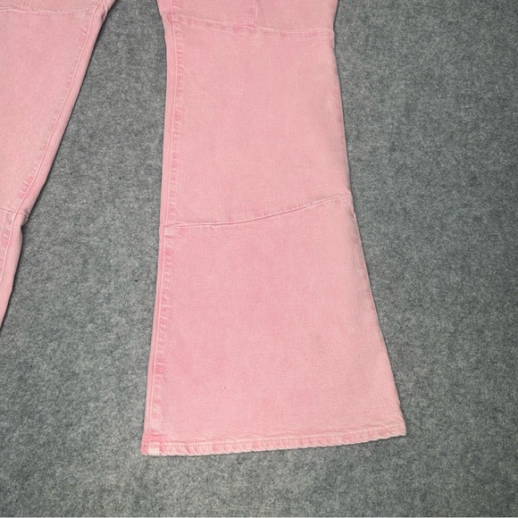 Good American Good Boy Flare Jeans Mineral Rose Quartz. Sz: 15 - Picture 14 of 14